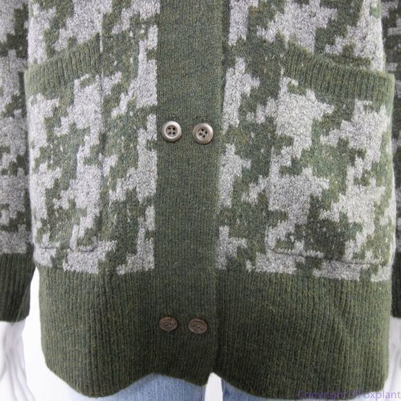 Madewell‎ Allston Double-Button Cardigan Sweater in Houndstooth, size S - Picture 12 of 16